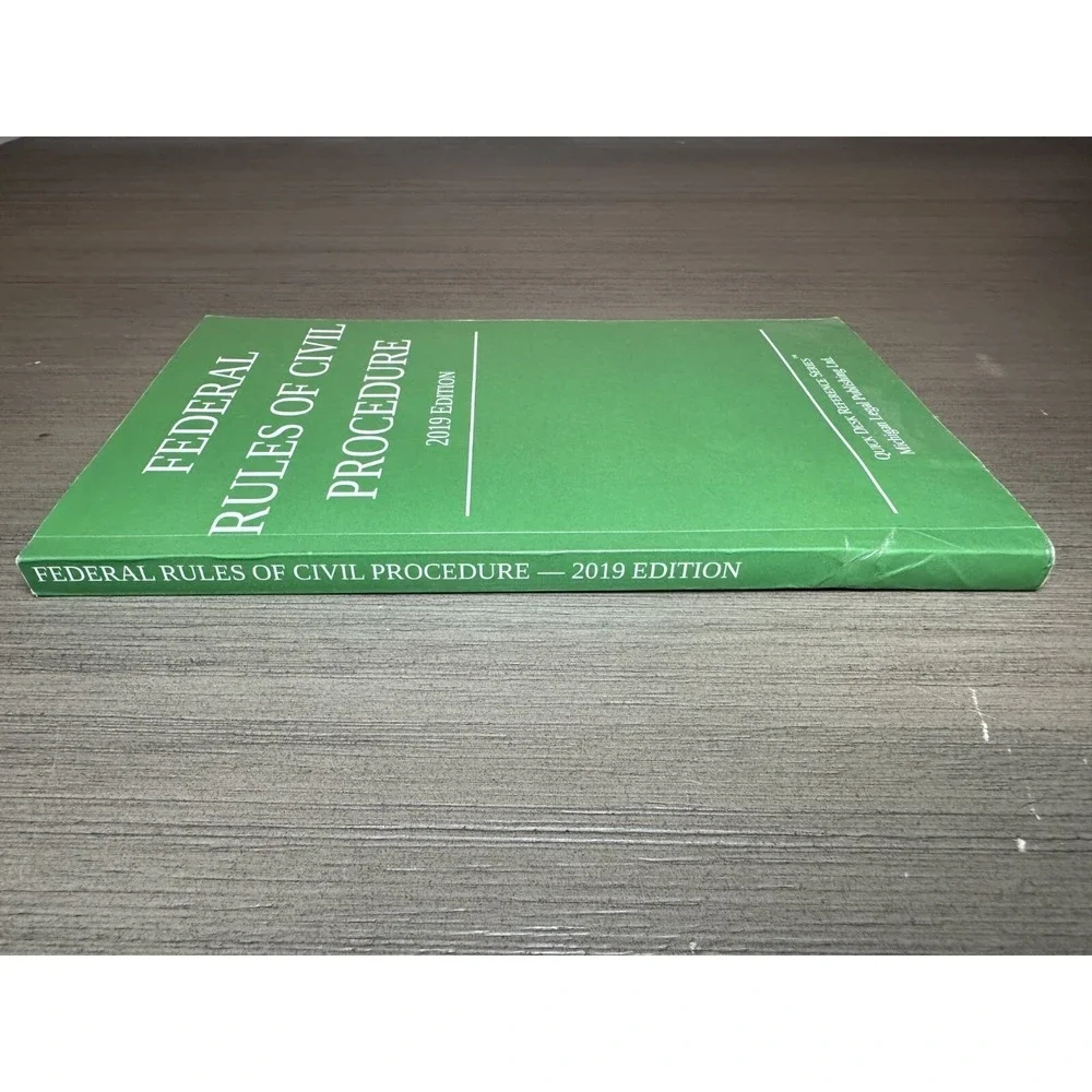 Federal Rules of Civil Procedure; 2019 Edition by Michigan Legal Publishing Ltd.